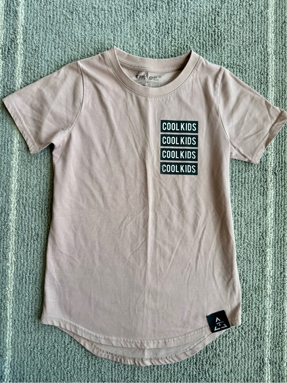 Trilogy. Boys  'Cool Kids' Short Sleeve Tee - light pink